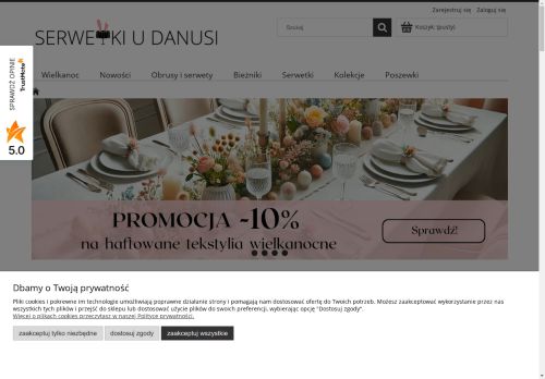 Serwetki u Danusi Adrianna Andrzejewska